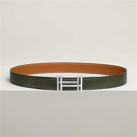 hermes h au carre belt|Gürtelschließe H au Carré & Wendbarer Lederriemen 32 mm .